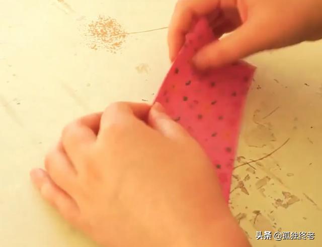 川崎玫瑰折法（九生玫瑰折纸）